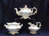 William IV/early Victorian, 3-piece china teaset - Copeland and Garrett