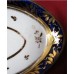 Chamberlain Worcester Oval Teapot Stand, underglaze Blue and Gilt 'Barley Ear' decoration, Pattern Number 273, c1802-1805