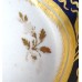 Chamberlain Worcester Oval Teapot Stand, underglaze Blue and Gilt 'Barley Ear' decoration, Pattern Number 273, c1802-1805
