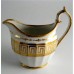 SOLD Chamberlain Worcester Milk Jug, 'Hambleton-fluted' Shape, Gold Etruscan Border, Pattern Number 354, c1805 SOLD