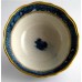 SOLD Caughley Scalloped Trio of Tea Bowl, Coffee Can and Saucer, Blue and White 'Pagoda'  Landscape Pattern,  c1785 SOLD