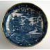 SOLD Caughley Scalloped Trio of Tea Bowl, Coffee Can and Saucer, Blue and White 'Pagoda'  Landscape Pattern,  c1785 SOLD