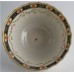 Factory 'X' (Keeling)  Slops Bowl, Shanked body with blue border, red flowers and gilded swags,  pattern 94, c1800-1805