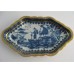 SOLD Caughley Spoon Tray, Decorated in Blue and White with the  'Fisherman and Cormorant' Pattern, c1770 (RESTORED) SOLD 