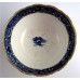 Caughley Scalloped Slops Bowl, Blue and White 'Pagoda'  Landscape Pattern,  c1785