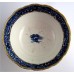 Caughley Scalloped Slops Bowl, Blue and White 'Pagoda'  Landscape Pattern,  c1785