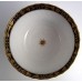 Salopian Slops Bowl, 'Waisted' Spiral Moulded Body,  Underglaze Cobalt Blue with Gilt Decoration, c1795