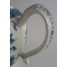 SOLD Caughley fluted form Teapot, printed with blue and white  'Pagoda' pattern, un-gilded, Salopian 'S' mark, c1785 SOLD