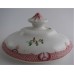 Coalport 'John Rose' Teapot Decorated in 'New Hall' Style with Flower Decoration and Pink Diaper Borders, c1805