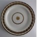 Derby Plate, Blue and Gilt Decoration, Pattern 45, Derby Puce Crown and Cross Baton Mark, c1795