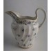 Worcester 'Waisted Shanked Body' Milk Jug, Decorated with 'Cornflowers', c1795