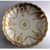 SOLD Worcester 'Cake' or 'Bread and Butter' Plate, Reeded Shape with Scalloped Border, Exquisitely Decorated with the Rich Neoclassical 'Husk and Paterae', c1785 SOLD