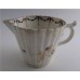 SOLD Caughley Milk Jug with Tapering Cylindrical Fluted Body, decorated with "Dresden Sprigs and Festoon Border", c1790 SOLD 