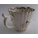 SOLD Caughley Milk Jug with Tapering Cylindrical Fluted Body, decorated with "Dresden Sprigs and Festoon Border", c1790 SOLD 