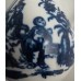 First Period Worcester Milk Jug, Decorated in Blue and White with 'Mother and Child' Pattern, c1770