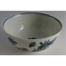 First Period Worcester Slops bowl, Decorated With The 'Three Flowers' Pattern, c1780