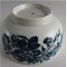 First Period Worcester Slops bowl, Decorated With The 'Three Flowers' Pattern, c1780