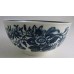 First Period Worcester Slops bowl, Decorated With The 'Three Flowers' Pattern, c1780