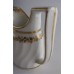 Coalport Oval Spiral Shanked Milk Jug, Gilded Leaf Garland Decoration, c1800