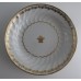 Coalport Spiral Shanked Plate, Gilded Leaf Garland Decoration, c1800