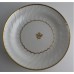 Coalport Spiral Shanked Plate, Gilded Leaf Garland Decoration, c1800