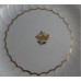 Coalport Spiral Shanked Plate, Gilded Leaf Garland Decoration, c1800