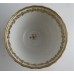 Coalport Spiral Shanked Tea Bowl, Gilded Leaf Garland Decoration, c1800