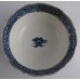 Caughley Scalloped Slops Bowl, Blue & White 'Pagoda' Landscape Pattern, c1785