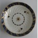 Worcester Oval Shanked Trio, Blue and Gilt Decoration with 'Bluebell pattern', c1795