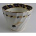 Worcester Oval Shanked Trio, Blue and Gilt Decoration with 'Bluebell pattern', c1795
