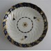 Worcester Oval Shanked Saucer, Blue and Gilt Decoration with 'Bluebell pattern', c1795