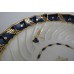 Worcester Oval Shanked Saucer, Blue and Gilt Decoration with 'Bluebell pattern', c1795