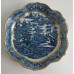 Caughley Hexagonal Shape Printed Underglaze Blue 'Pagoda' Teapot Stand, c1785