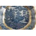 Caughley Hexagonal Shape Printed Underglaze Blue 'Pagoda' Teapot Stand, c1785