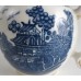 SOLD Caughley globular form Teapot, printed in blue and white with 'Willow Nankin' pattern with richly applied gilding, Salopian 'S' mark, c1785 SOLD