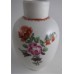 Worcester Tea Canister, Floral Polychrome enamel decoration, c1775
