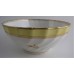 SOLD Rare Chamberlain's Worcester Yellow Ground Oval Shanked Slops Bowl, Gilt Decoration, Pattern 124, c1800 SOLD