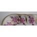 Worcester Rare Spoon Tray, Red Spot Flower Pattern Decoration, Elongated Hexagonal Shape, c1785