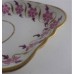 Worcester Rare Spoon Tray, Red Spot Flower Pattern Decoration, Elongated Hexagonal Shape, c1785