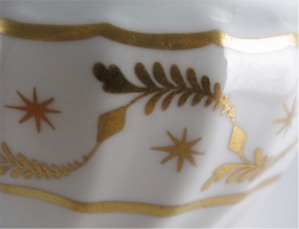 Worcester 'Flight & Barr' Period 'Waisted' Shanked Jug, with Delicate Gilded Decoration, c1795