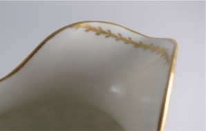 Worcester 'Flight & Barr' Period 'Waisted' Shanked Jug, with Delicate Gilded Decoration, c1795