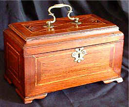 A beautiful George III Tea Caddy c1760.