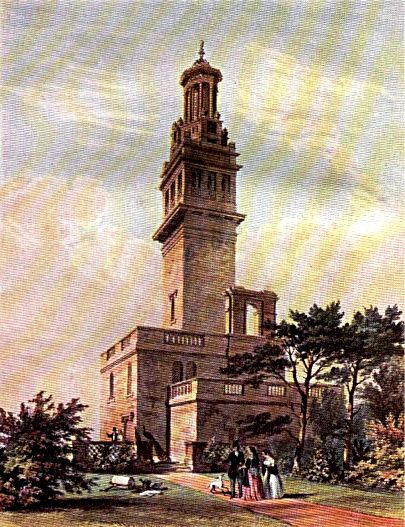 This picture of Beckford's tower, Bath is reproduced from a book 'Bath' by R.A.L Smith.
