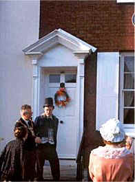 Front Door of Dickens birthplace in Portsmouth