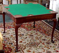 The table illustrated here is from my own collection, it shows the same style, but is made from Mahogany.