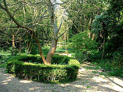 In its heyday, the gardens were much larger than they appear today - stretching way up the hillside.