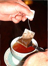 Hot teabagging action