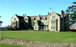 ... Parham House in West Sussex, situated at the foot of the South Downs, in the South of England ...