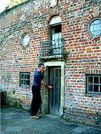 An interesting feature to the garden, is a child's 'Wendy house', built into the garden wall.