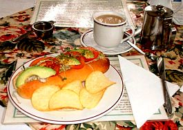 Wonderful Smoked Mackerel and Horserdish Baguette